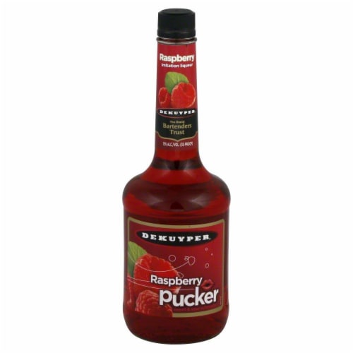 DeKuyper Raspberry Pucker Liqueur Perspective: front