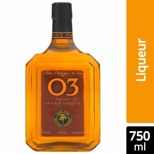 John DeKuyper & Sons 03 Orange Liqueur Perspective: front