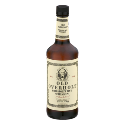 Old Overholt Straight Rye Whiskey Perspective: front