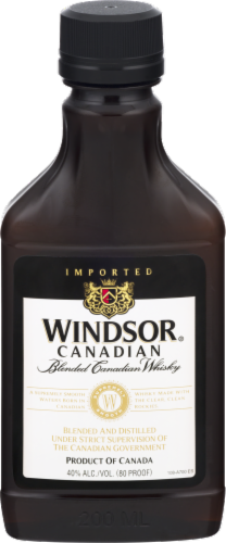 Windsor Canadian Blended Canadian Whisky Perspective: front
