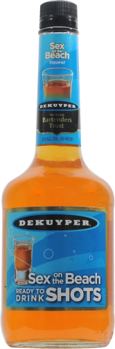 DeKuyper Sex on the Beach Shots Perspective: front