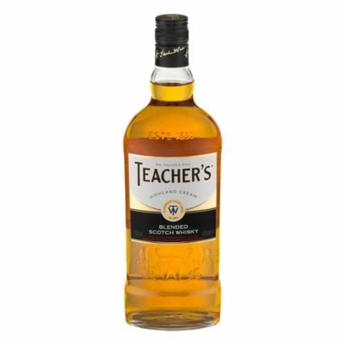 Teacher's Highland Cream Blended Scotch Whisky Perspective: front