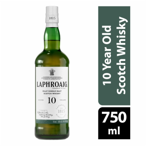 Laphroaig 10 Year Old Islay Single Malt Scotch Whisky, 750 ml - Fry's Food  Stores