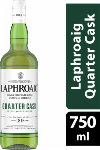 Laphroaig Quarter Cask Islay Single Malt Scotch Whisky Perspective: front