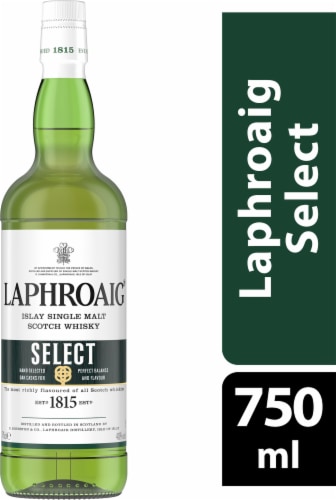 Laphroaig Select Islay Single Malt Scotch Whisky Perspective: front