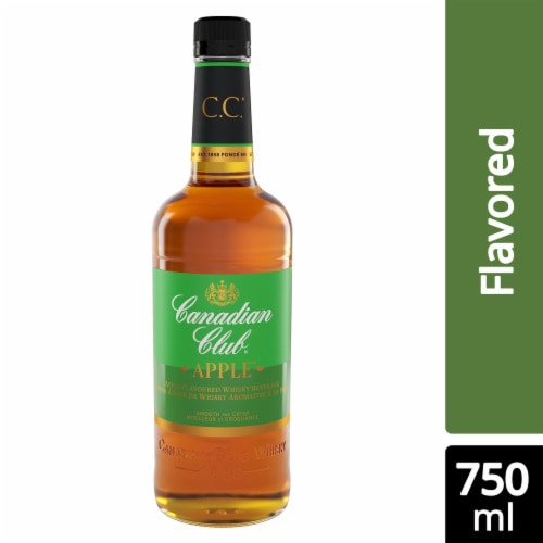 Canadian Club Apple Liqueur Infused With Blended Canadian Whisky Perspective: front