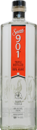Sauza 901 Silver Tequila Perspective: front