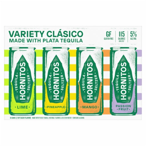 Hornitos Seltzer Hard Seltzer Variety Pack, 8 cans / 12 fl oz Kroger