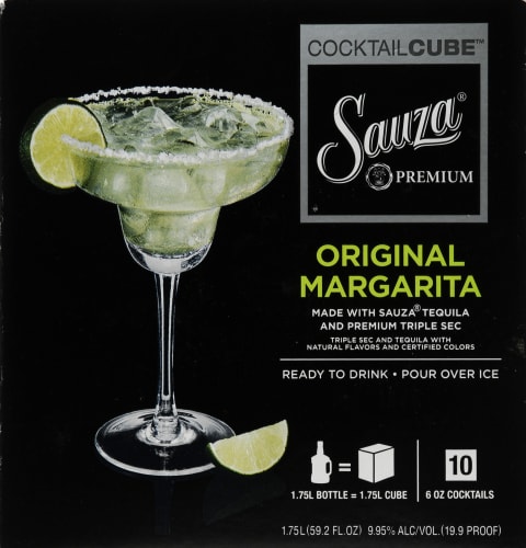 Sauza Tequila Original Margarita Ready to Drink Cocktail Cube Perspective: front