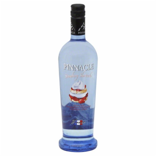 Pinnacle Strawberry Shortcake Flavored Vodka Perspective: front