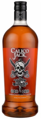 Calico Jack Caribbean Spiced Dark Rum Perspective: front