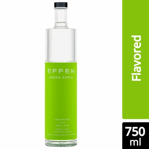 Effen® Green Apple Flavored Vodka Perspective: front