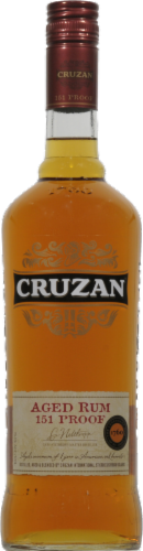 Cruzan 151 Rum Perspective: front