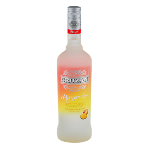 Cruzan Mango Rum Perspective: front