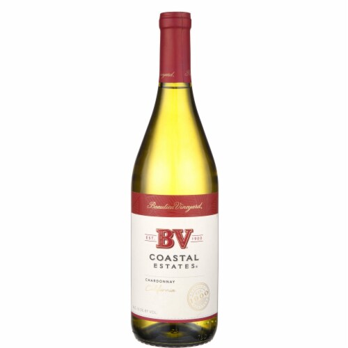 Bv Coastal Estates Chardonnay California White Wine Perspective: front