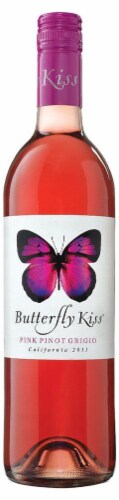 Butterfly Kiss Pink Pinot Grigio Perspective: front