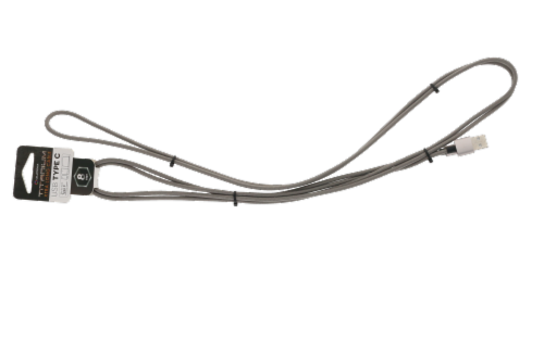 Celltronix Titanium USB Type C Cable - Silver Perspective: front