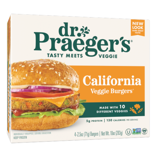 Dr. Praeger's® California Veggie Burgers® Perspective: front