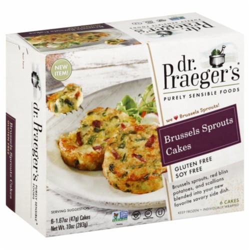 Dr. Praeger's® Brussels Sprouts Cakes Perspective: front