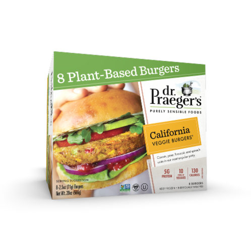 Dr. Praeger's® California Veggie Burger Perspective: front