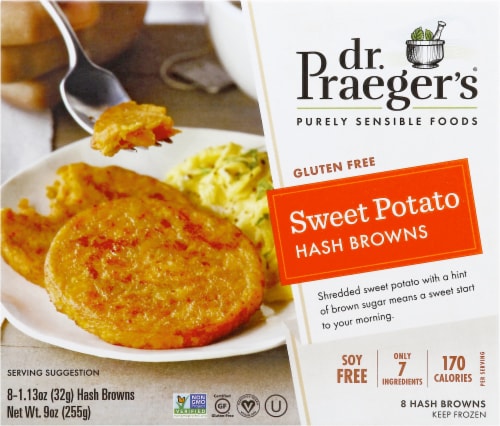 Dr. Praeger's® Gluten Free Sweet Potato Hash Browns Perspective: front