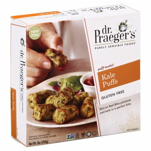Dr. Praegers Frozen Kale Veggie Puffs Perspective: front