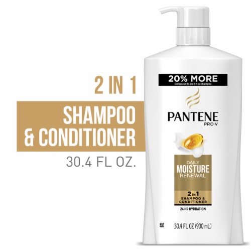 Pantene Pro-V Daily Moisture Renewal 2 in 1 Shampoo & Conditioner, 30.4 fl  oz - Fry's Food Stores