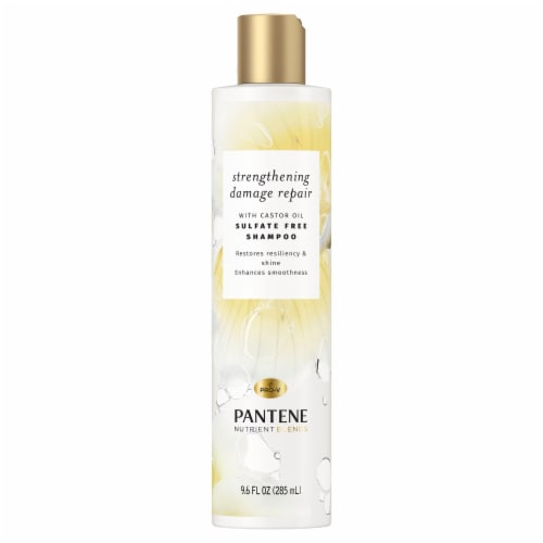 Pantene Nutrient Blends Fortifying Damage Repair Shampoo Sulfate Free Perspective: front