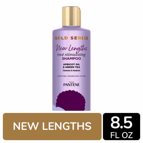 Gold Series New Lengths Root Stimulating Shampoo with Apricot Oil & Green Tea Perspective: front