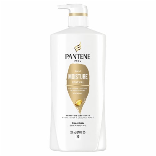 Pantene Daily Moisture Renewal Cleanse and Nourish Shampoo Perspective: front