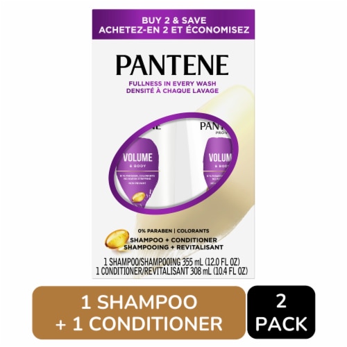 PANTENE PRO-V Volume & Body Shampoo + Conditioner, 2 pk - Fry's Food Stores