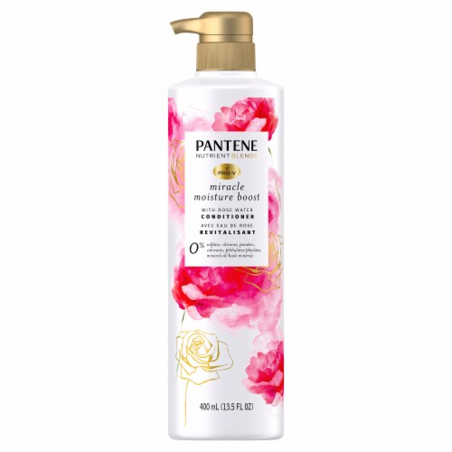 Pantene Nutrient Blends Moisture Rose Water Conditioner Perspective: front