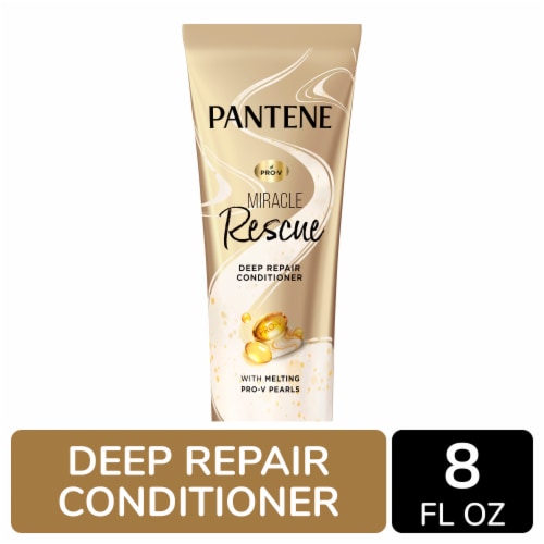 Pantene Miracle Rescue Deep Repair Conditioner with Melting Pro-V Pearls Perspective: front