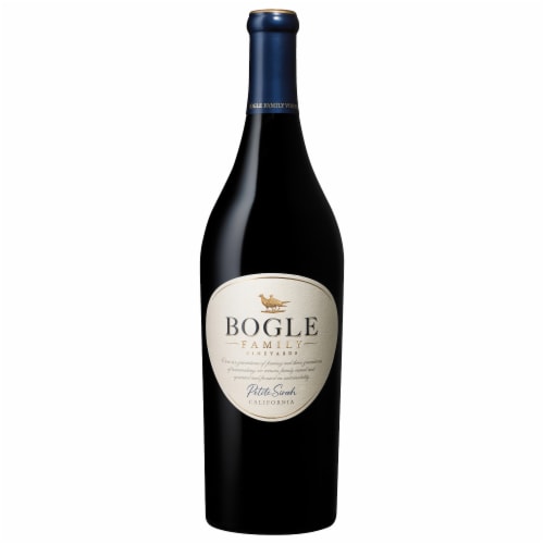 Bogle Vineyards Petite Sirah California Red Wine Perspective: front