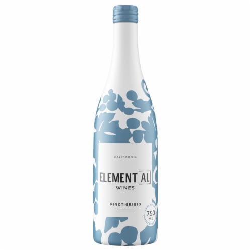 Elemental Pinot Grigio California White Wine Perspective: front
