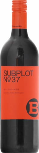 J. Bookwalter Subplot No 37 Washington Red Wine Perspective: front