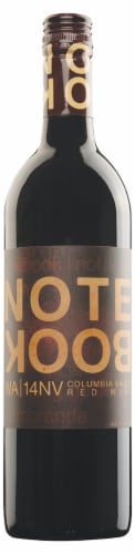 J. Bookwalter Bookmark Red Blend Perspective: front
