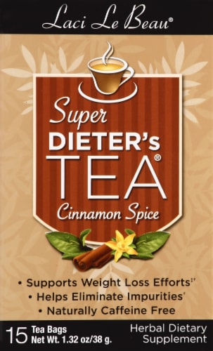 Laci Le Beau® Super Dieter's Cinnamon Spice Tea Perspective: front