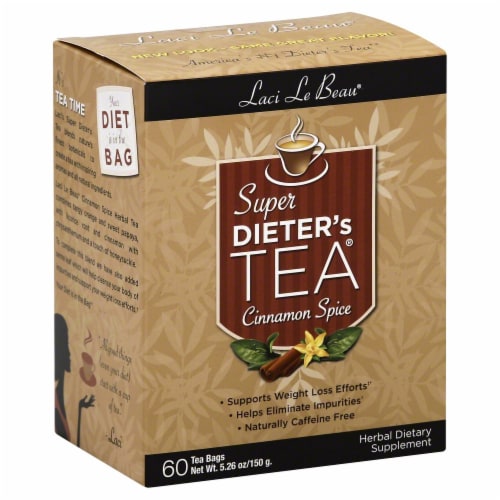 Laci Le Beau Cinnamon Spice Super Dieter's Tea Perspective: front