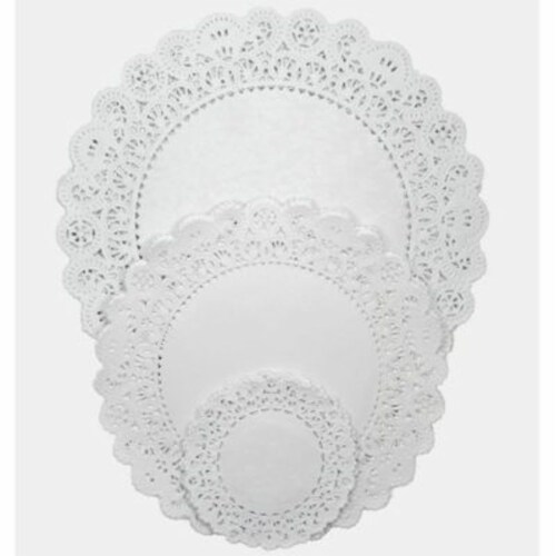 Regency™ Paper Doilies - White Perspective: front