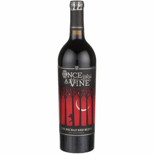 Once Upon A Vine The Big Bad Red Blend California Red Wine Perspective: front