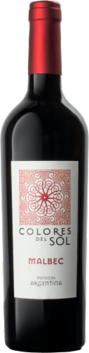 Colores Del Sol Argentina Malbec Red Wine Perspective: front