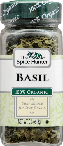 The Spice Hunter Organic Basil Perspective: front
