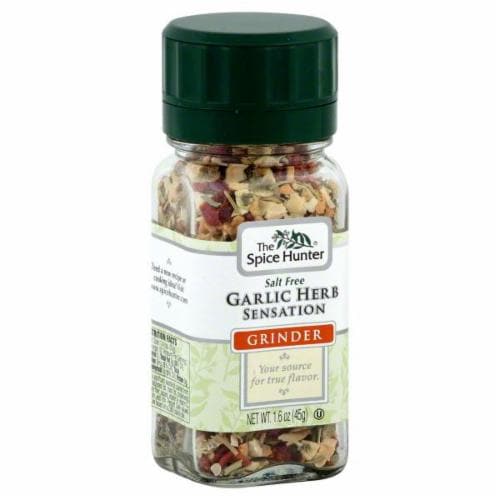The Spice Hunter® Garlic Herb Sensation Grinder Perspective: front