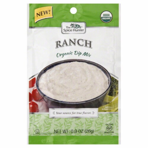 The Spice Hunter Organic Ranch Dip Mix Perspective: front