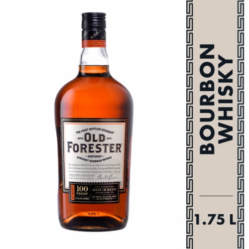 Old Forester 100 Proof Kentucky Straight Bourbon Whisky Perspective: front