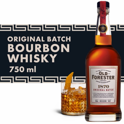 Old Forester 1870 Original Batch Kentucky Straight Bourbon Whisky Perspective: front
