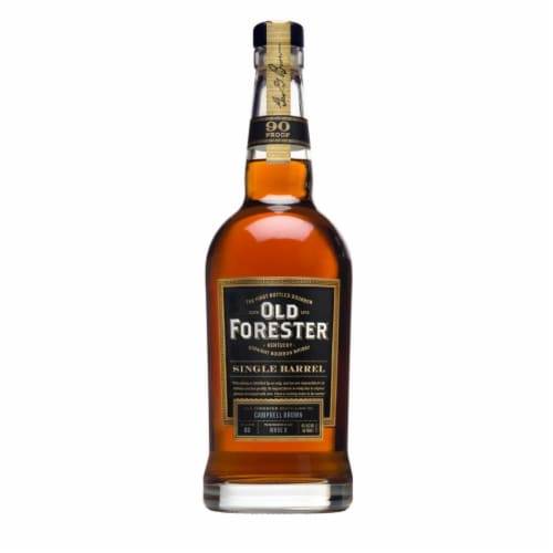 Old Forester Single Barrel Kentucky Straight Bourbon Whiskey Perspective: front
