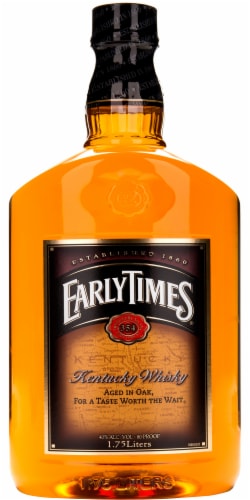 Early Times Kentucky Whisky Perspective: front