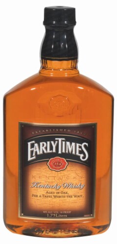 Early Times Kentucky Whisky Perspective: front